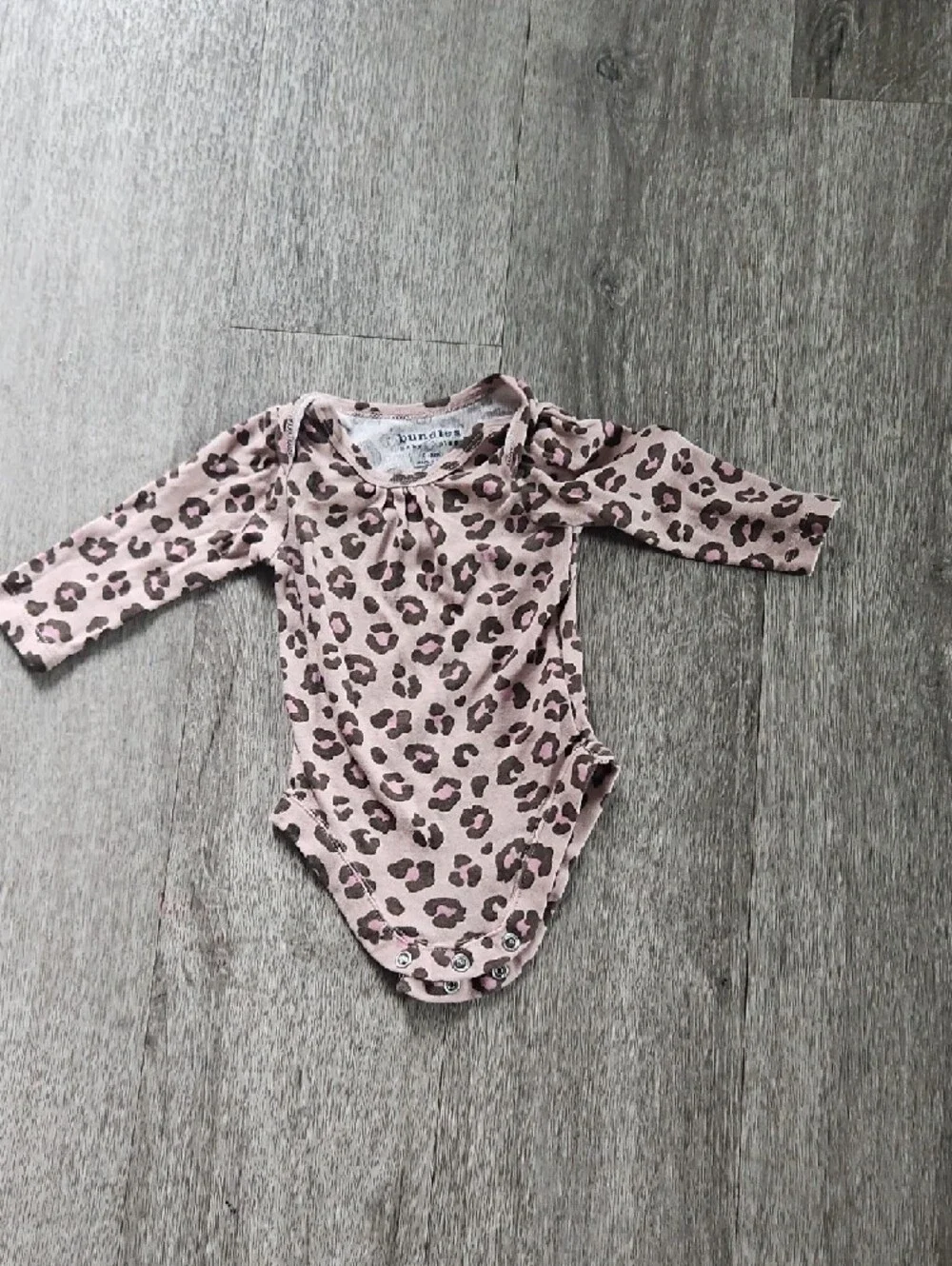 Baby‎ Girl 0-3mth Lot Pink, Brown & Light One-Piece Bodysuit Set